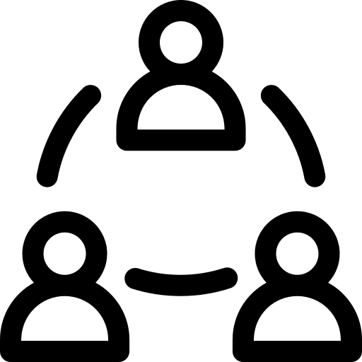 People members organization collaboration icon