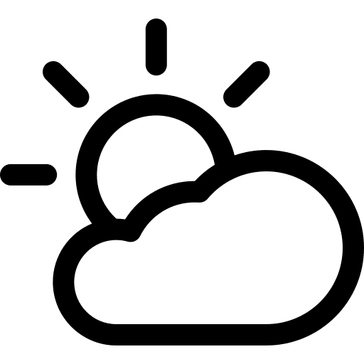 Weather sun climate forecast icon