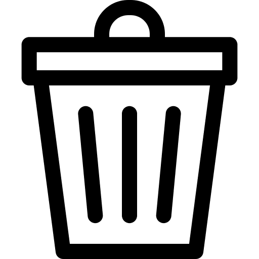Bin ui interface bin icon