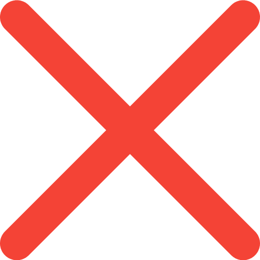 Close cancel mistake cross icon