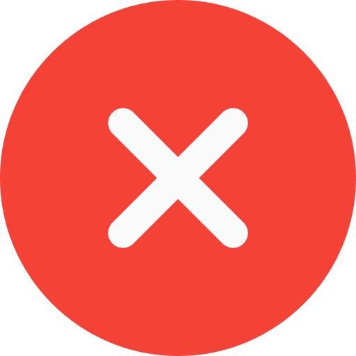 Remove uninstall cross out erase icon