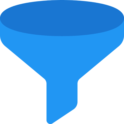 Funnel filter ui interface icon