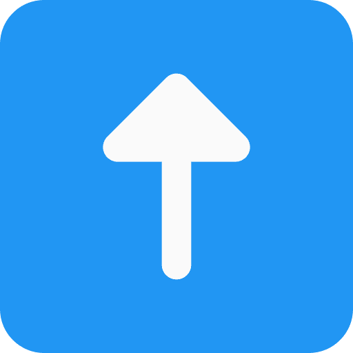 Arrow up orientation ui direction icon