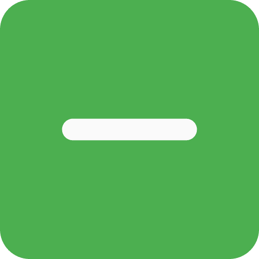 Minus interface square remove icon