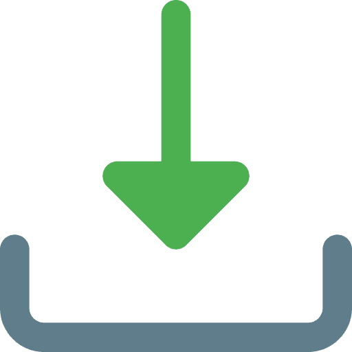 Download interface direction arrows icon
