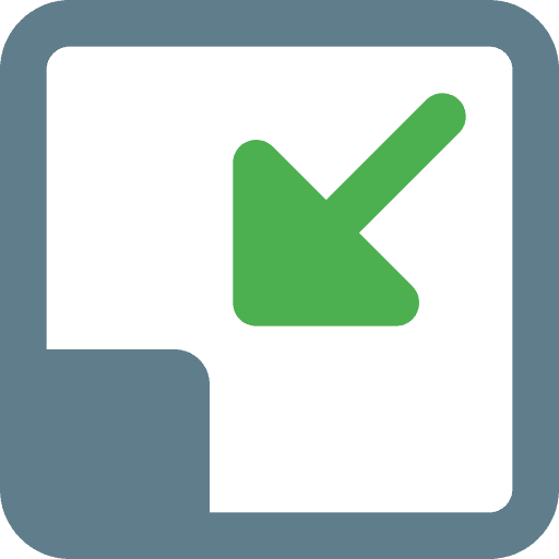 Minimize diagonal edit tools resize icon