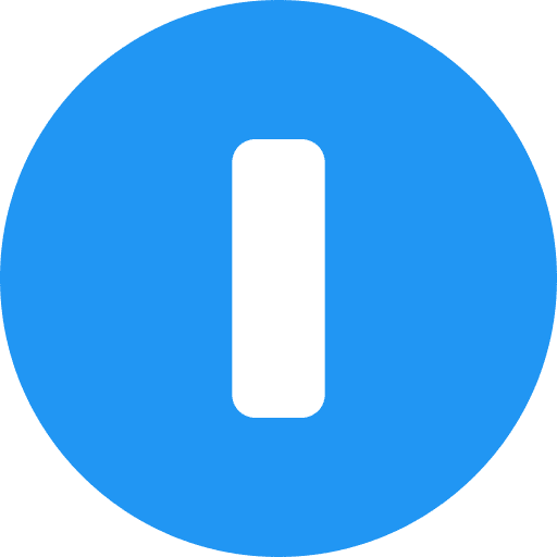 On interface shutdown power button icon