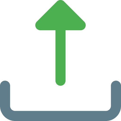Upload interface multimedia option control icon