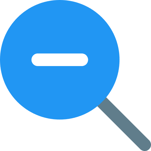 Search loupe search minus icon