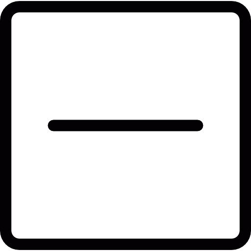 Minus button minus sign minus square icon Minus button minus sign minus square icon