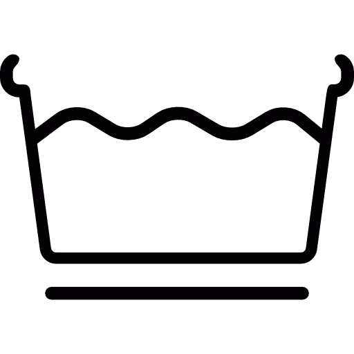 Permanent press cycle clean symbol wash icon Permanent press cycle clean symbol wash icon