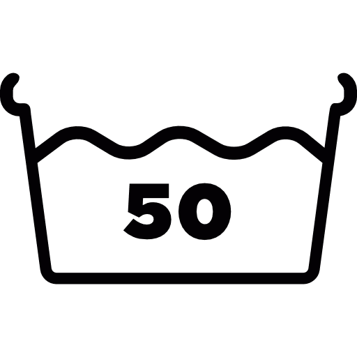 Wash at 50 degrees washing machine washing clothes icon Wash at 50 degrees washing machine washing clothes icon