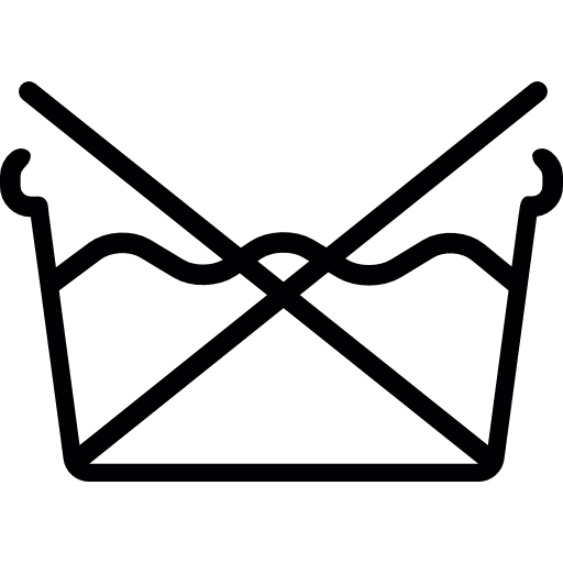 Do not wash laundry washing clean icon Do not wash laundry washing clean icon