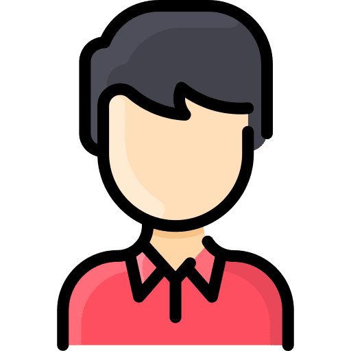 Man asian man avatar icon Man asian man avatar icon