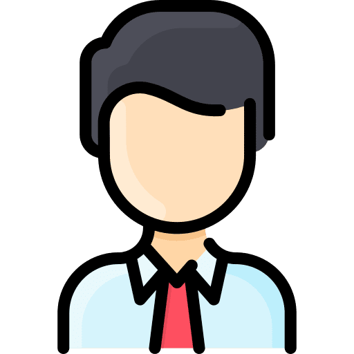 Man asian person avatar icon Man asian person avatar icon