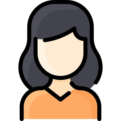 Woman account profile avatar icon Woman account profile avatar icon