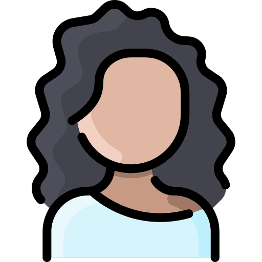 Woman afro hair avatar profile icon Woman afro hair avatar profile icon