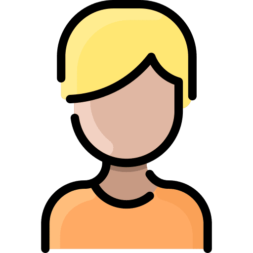 Woman user short hair profile icon Woman user short hair profile icon