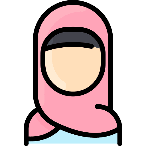 Woman woman hijab profile icon Woman woman hijab profile icon