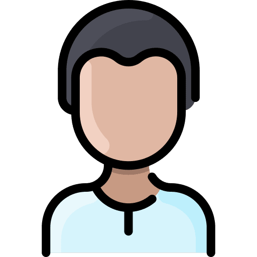 Man people profile shirt icon Man people profile shirt icon