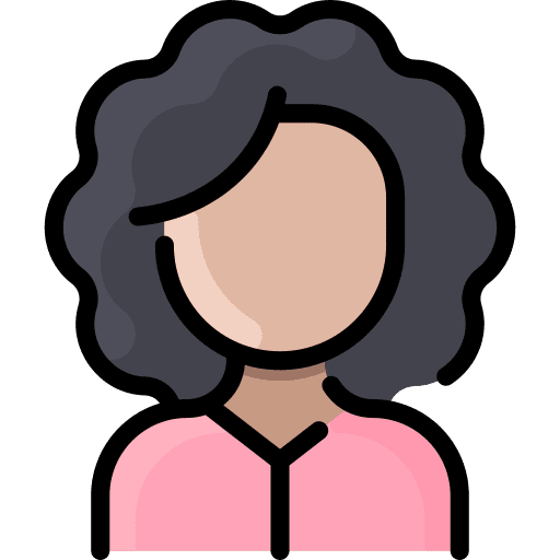Woman profile user afro hair icon Woman profile user afro hair icon