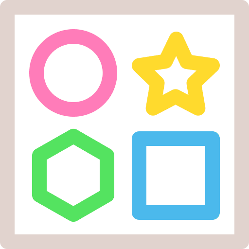 Shapes star circle square icon Shapes star circle square icon