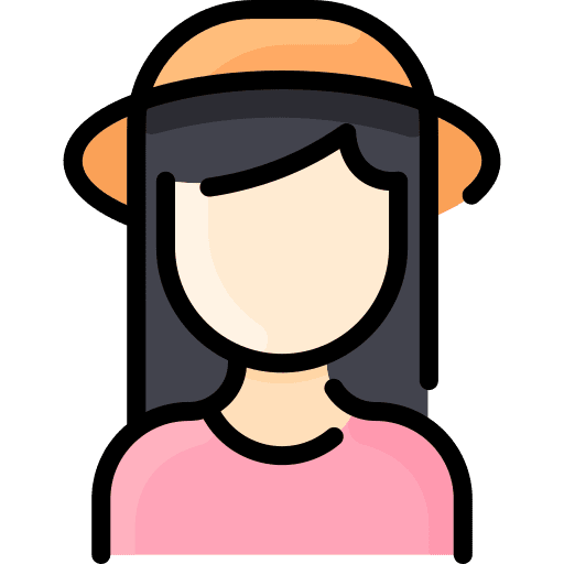 Woman person profile hat icon Woman person profile hat icon