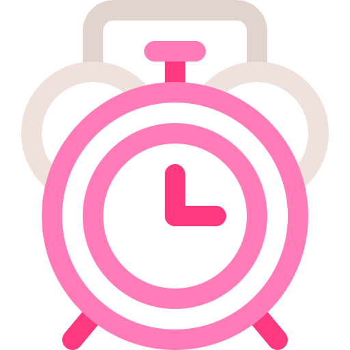 Alarm clock time clock timer icon