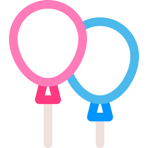 Balloon balloons new year birthday and party icon