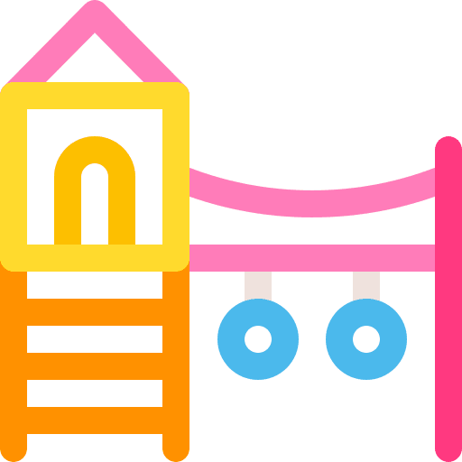 Playground slider fairground fun icon