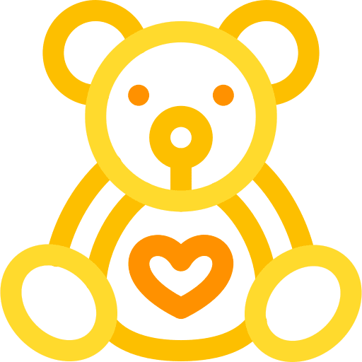 Teddy bear animals children teddy bear icon