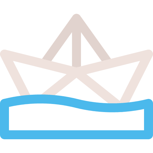 Origami paper boat cultures paper icon
