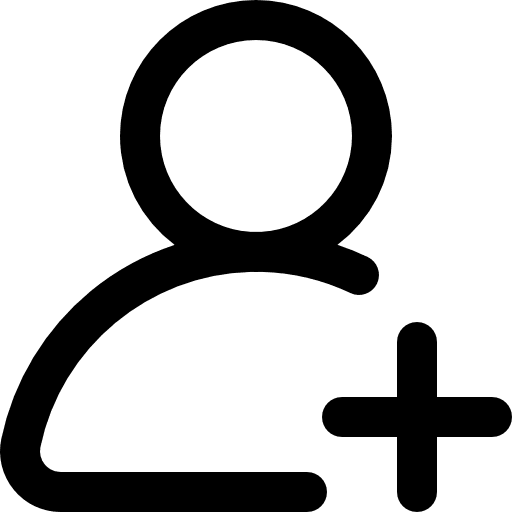 Add user create profile create account add icon