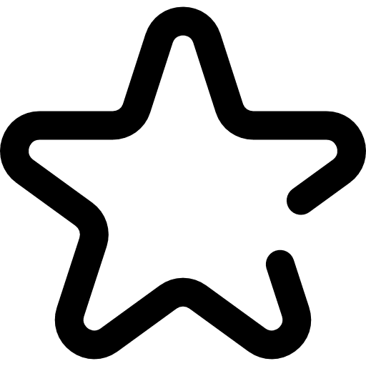 Star shapes rate signs icon