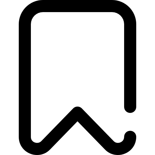 Bookmark saved insignia bookmark icon