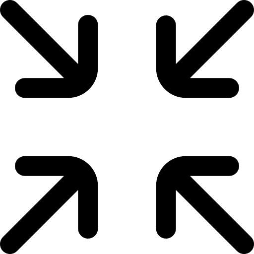 Minimize multimedia option interface convergence icon