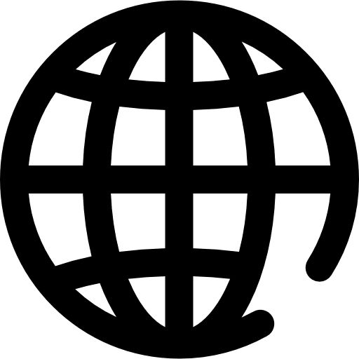 Earth grid earth globe earth grid wireless internet icon