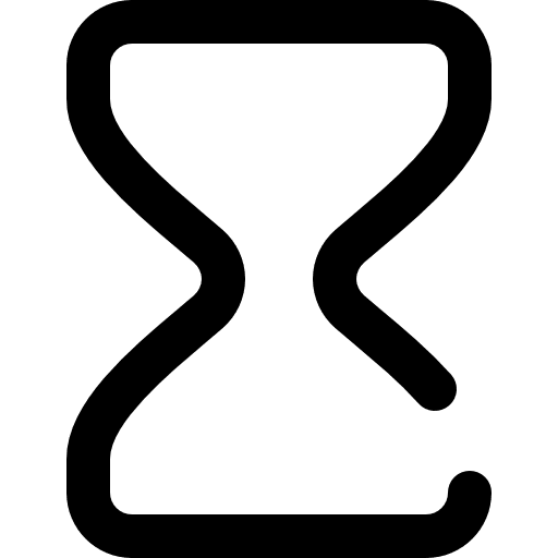 Hourglass clock time hourglass icon