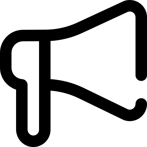 Megaphone advertising megaphone mega icon