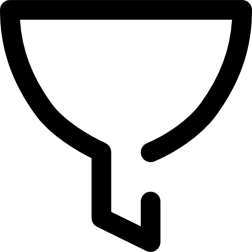 Filter funnel tool filter icon