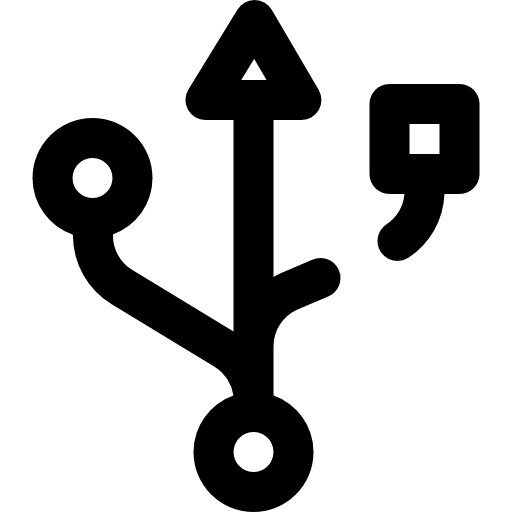 Usb logo technology usb icon