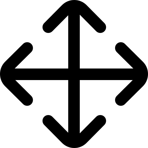 Move move arrows orientation icon