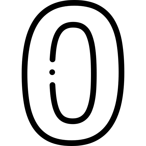 0 maths null number icon 0 maths null number icon