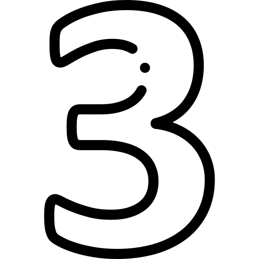 3 education maths number icon 3 education maths number icon