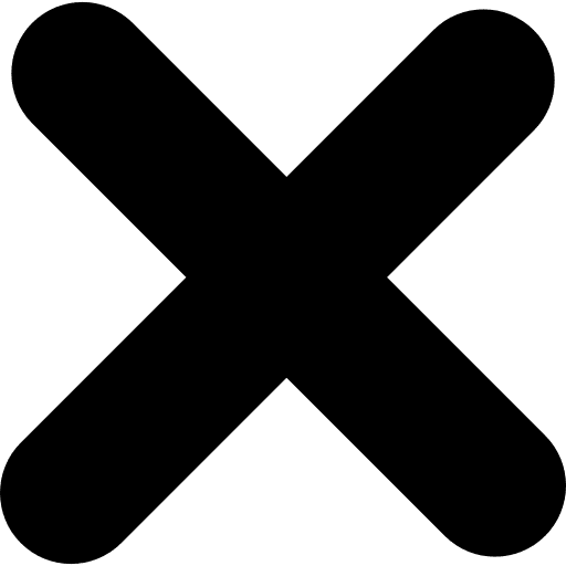 Cancel cross mark signs forbidden icon