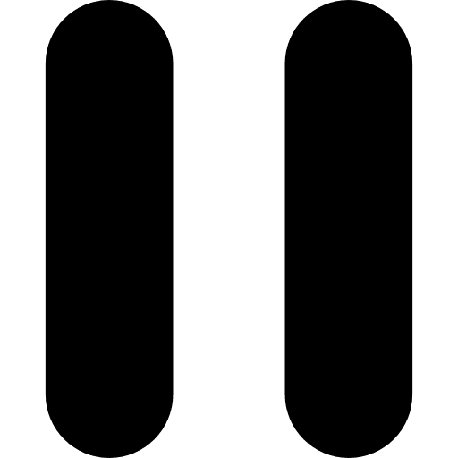 Pause pause music player signs icon