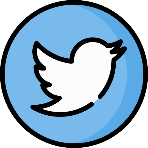 Twitter blue twitter social media logo icon