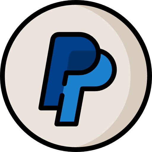Paypal logotype logo social network icon Paypal logotype logo social network icon