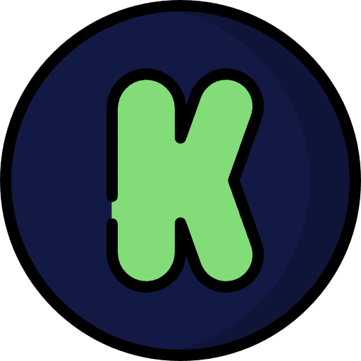 Kickstarter brand social network logotype icon Kickstarter brand social network logotype icon