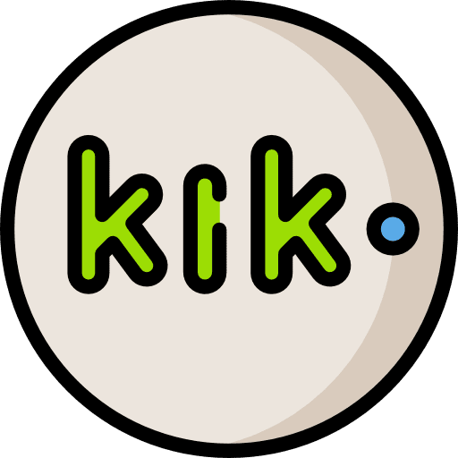 Kik logo logotype kik icon Kik logo logotype kik icon